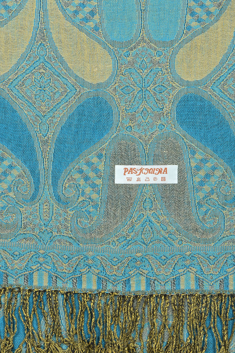 A18_16 - One Piece Pasiley Print Pashmina Shawl Scarf